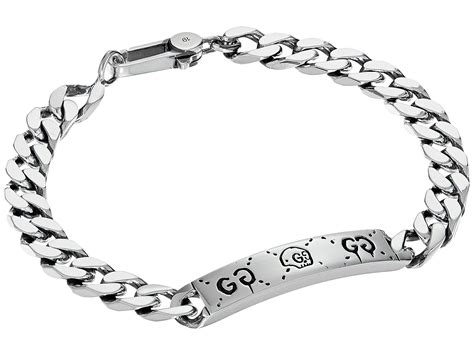 gucci ghost silver bracelet men|gucci ghost bracelet used.